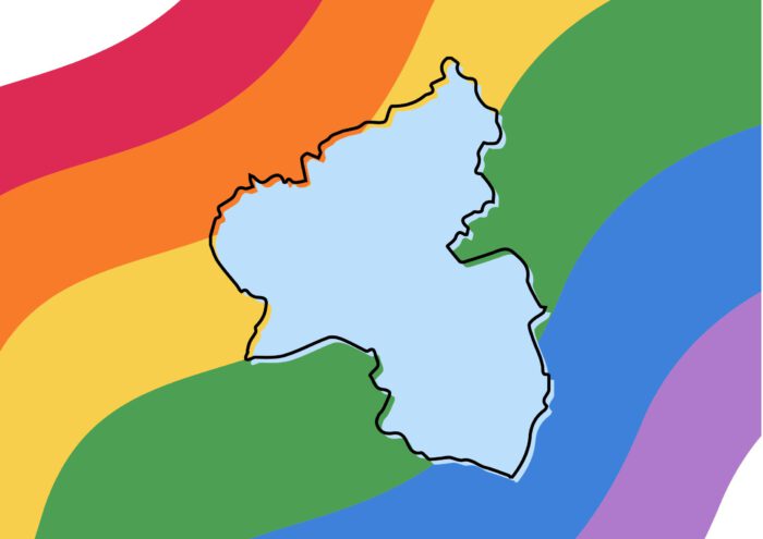 Regenbogen Karte RLP (A2 (Querformat))